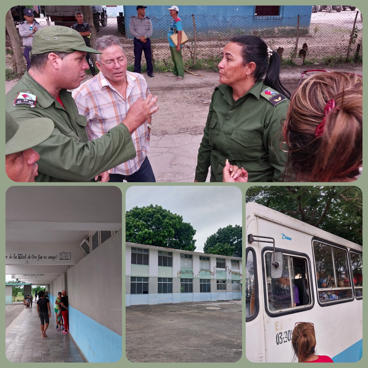 Acompañamos a la Presidenta del Consejo de Defensa Provincial de Granma <a href="/YudelkisOrtizB/">Yudelkis Ortiz Barceló</a> en recorrido por Jiguaní,  chequeando las medidas de protección a la población, ante el inminente paso del #HuracánMelissa . Se crea un centro de protección en el seminternado Conrado Benítez.