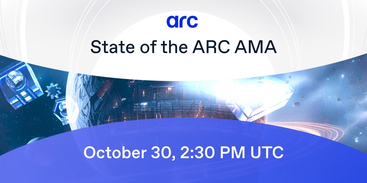🚨AMA ALERT🚨

Join us Thursday, October 30 at 2:30 PM UTC for State of the ARC AMA with our CEO <a href="/RealTjDunham/">Tj Dunham</a>

We’ll be diving into ARC Rewards: how they scale with network growth and revealing even more about Matrix and its role in our ecosystem.
Big updates, live Q&amp;A, and your