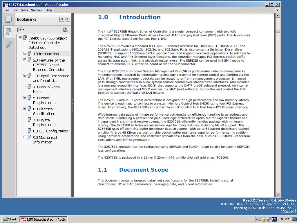 reactos_tr's tweet image. Topluluk üyemiz @ctasan_&apos;dan bir test daha geldi!
Adobe Reader 12, #ReactOS&apos;ta çalışıyor!