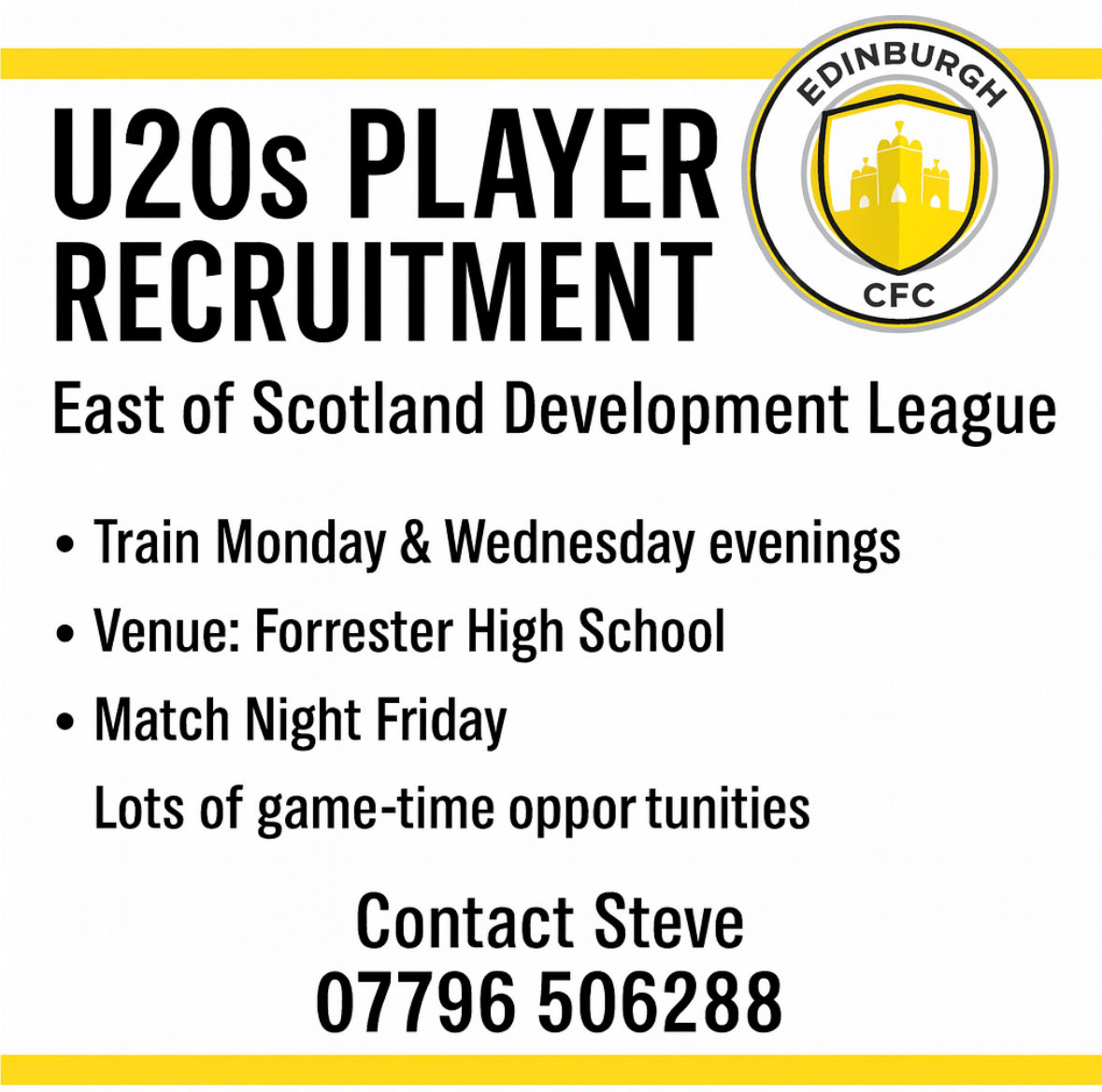 Edinburgh CFC U20 (@edinburghcfc20s) on Twitter photo 