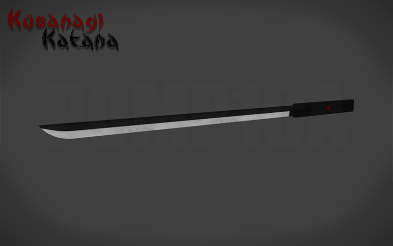 Pomp1ca's tweet image. Kusanagi Katana #NARUTO #ROBLOX #RobloxDev  #UGCcreator #robloxugc #3DModel #3dartwork #anime #katana