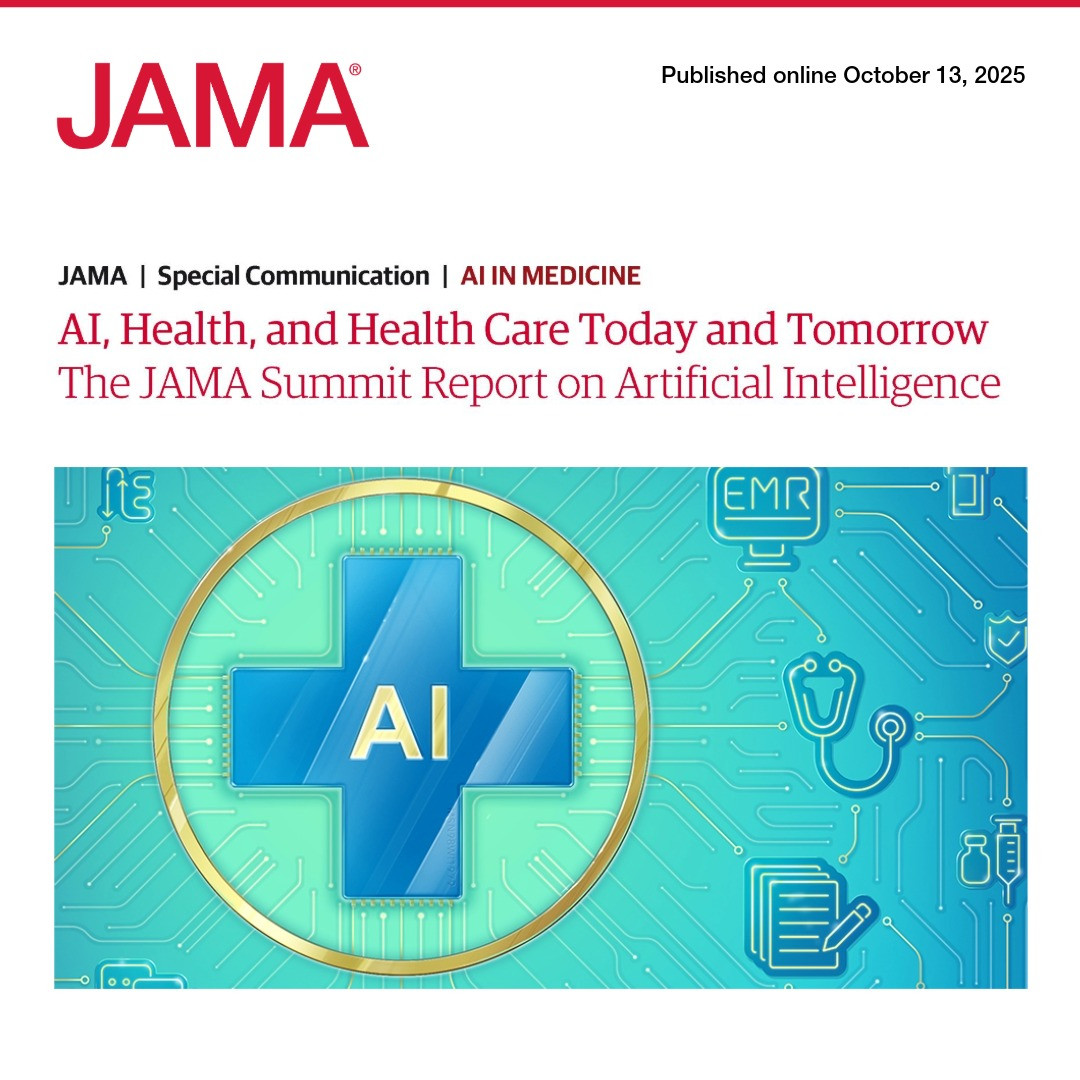 Last year's Summit joined together 50+ thought leaders with expertise on how #AI is developed, evaluated, regulated, and implemented across clinical health care domains.

As a result, the JAMA Summit Report explores the state of AI in medicine: ja.ma/46JX4QN