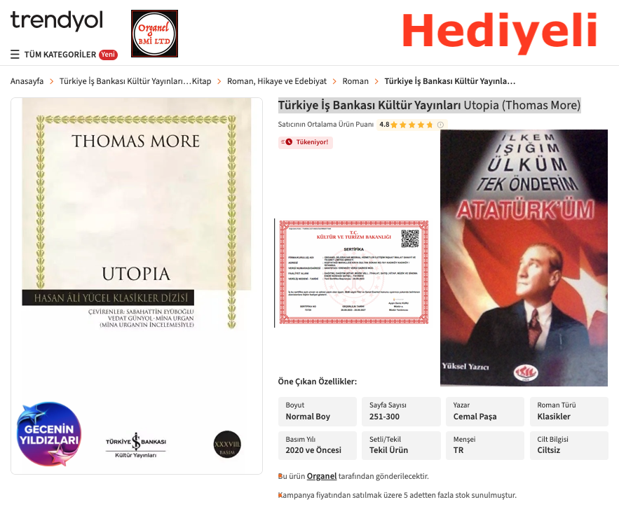 Organel_BMI_Ltd's tweet photo. Hediyeli
@Trendyol @Organel 

09.00'a Kadar
Siparişler Kargoda

Faust
Goethe
https://t.co/cX9LnqLdic

Sefiller–2 Cilt
Victor Hugo
https://t.co/5aRuRXviGB

Suç ve Ceza
Dostoyevski
https://t.co/LxGVqW3Yt4

Utopia 
Thomas More
https://t.co/98W427bi9J 

#Öğrenci #Kitap #SONDAKİKA https://t.co/mGh0d56fuR