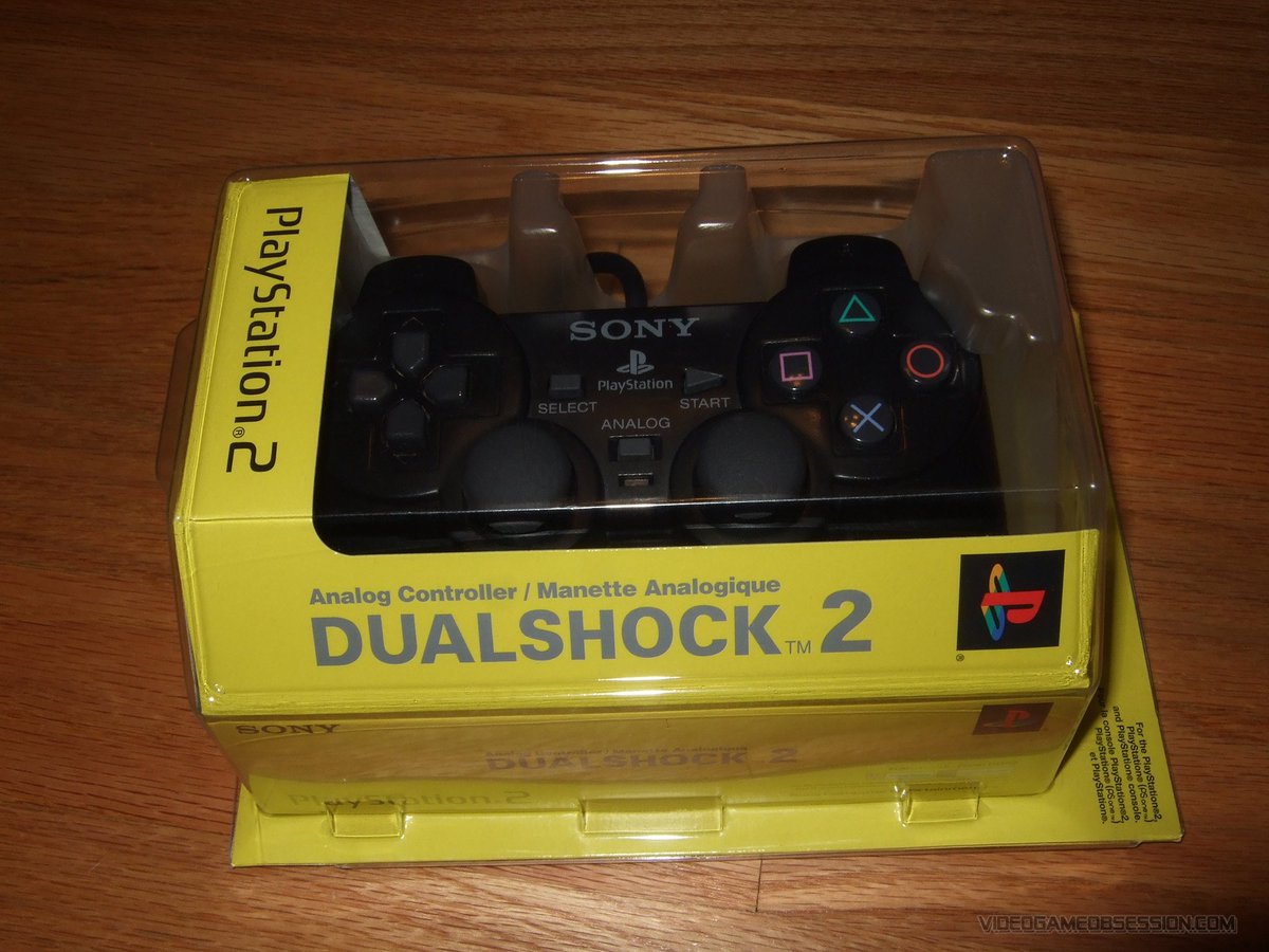 matthewhenzel's tweet photo. #PlayStation2 #DualShock2 SCPH10010u Controller from launch day + receipt. #PS2_25th https://t.co/2wuSn28sDV