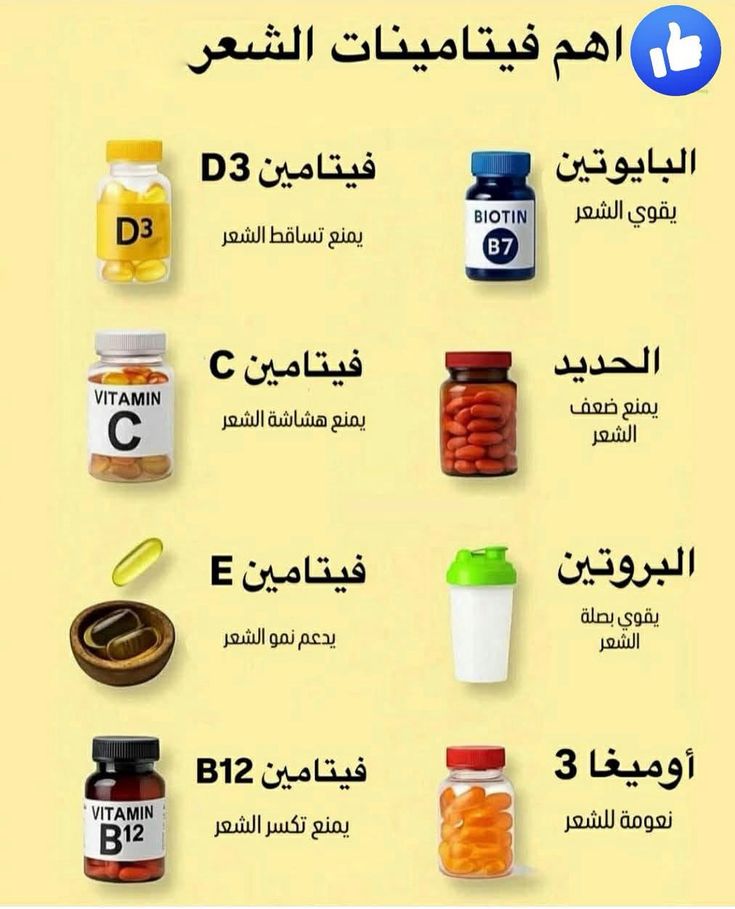 أهم فيتامينات الشعر