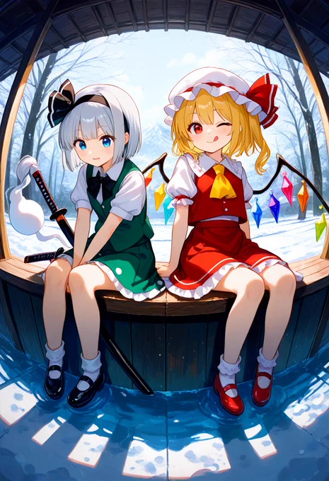 妖夢とフラン