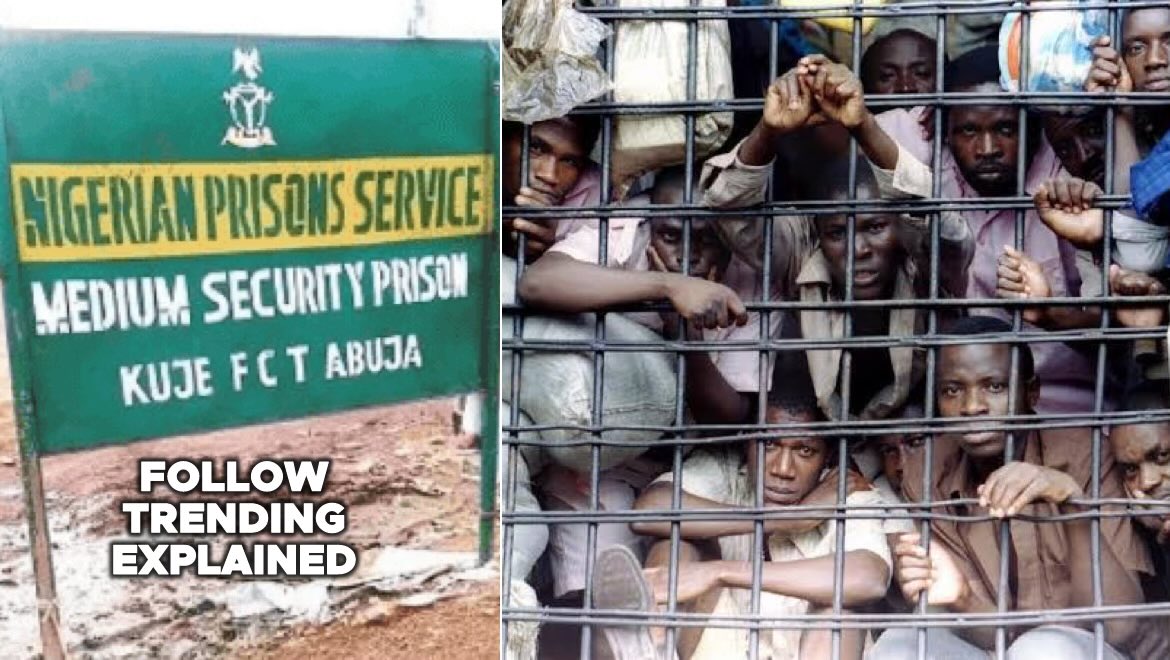 Kuje Prison is trending not because of Omoyele Sowore, but because of this tempting Prison fc offer over a bandit.

Someone is offering ₦11M to anyone who’d help him serve a 6-month sentence inside the 300-capacity cell in Kuje Prison for a “minor” offense.

The offense: A man