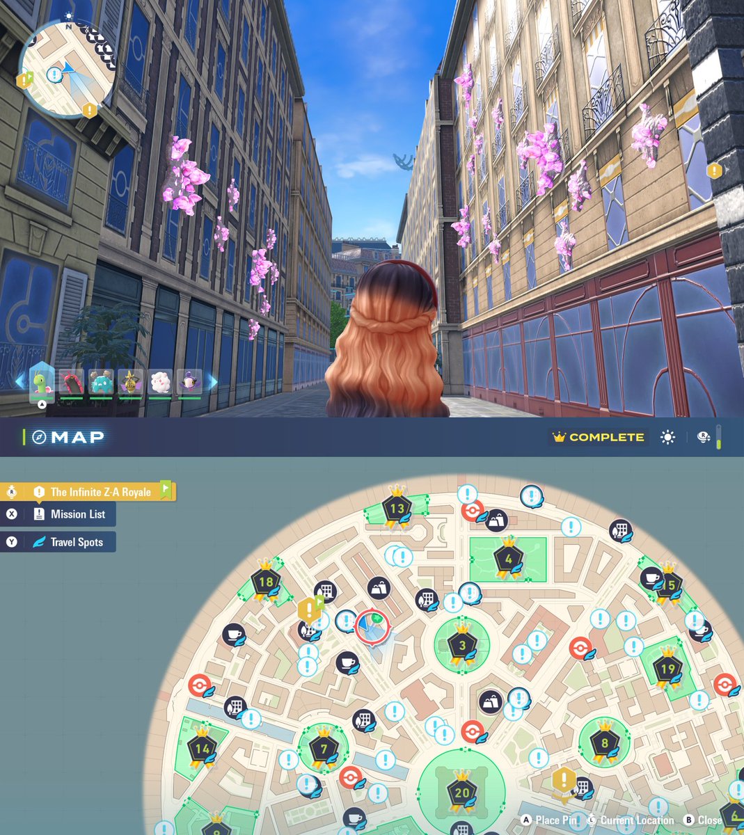 winxybee's tweet photo. here's some areas in legends z-a with a large amount of mega crystals for quick farming

may turn this in to a thread if i can be bothered to find more &amp; document

*circled in red in the last pic is another area with alot of crystals it just doesn't load on my screen https://t.co/Fk5gAveEt6