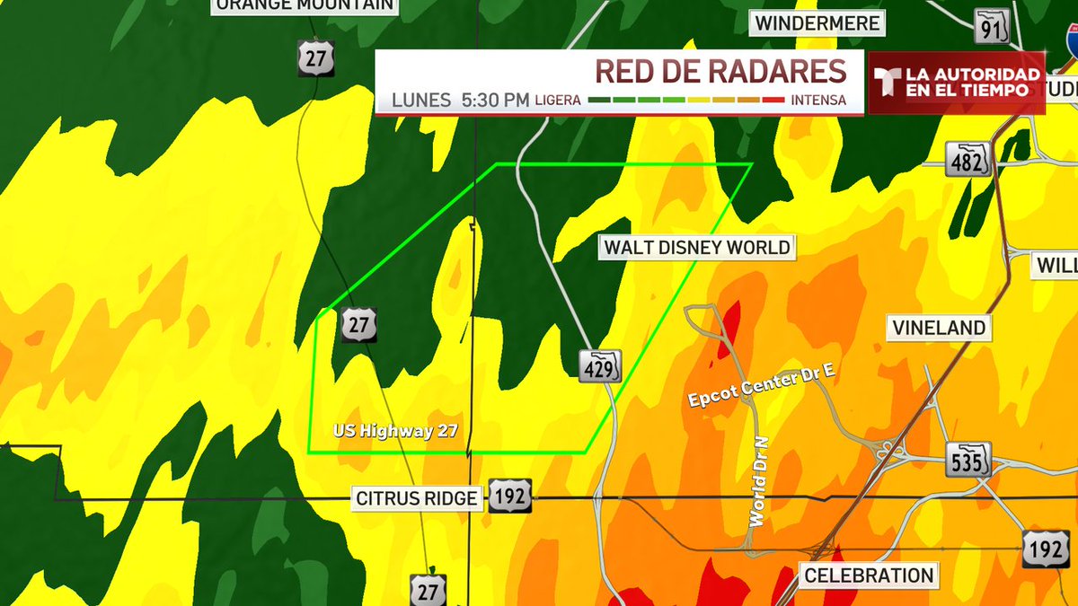 Aviso de inundaciones repentinas para Lake, Orange hasta 27 Oct 7:30PM. ¡No cruce áreas inundadas! De la vuelta y busque una ruta alterna.