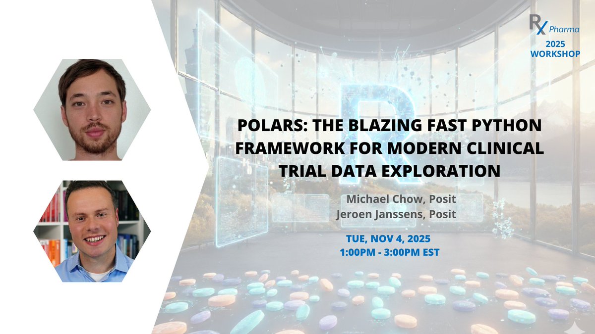 R in Pharma tweet media