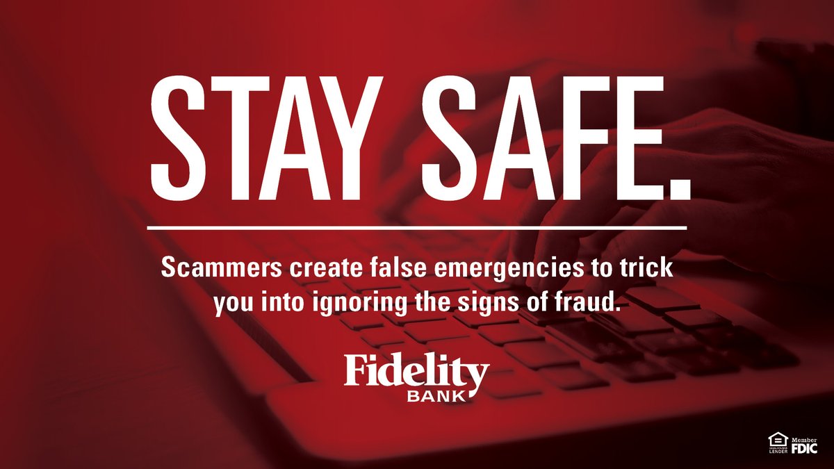 A common fraud scenario involves the scammer posing as a bank employee with an emergency that threatens your finances. Don’t fall for it. Hang up and contact your bank through its official channels to speak with a representative. | bit.ly/3H1iZW2