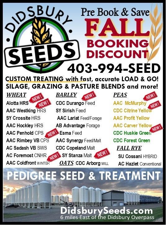 It's never too early to start preparing for next year's crop! Browse through our seed guide below to discover the genetic varieties we offer. Unsure about the best choice for you? Contact Shawn or Austin at 403-994-SEED (7333) to explore your seed and treatment possibilities!