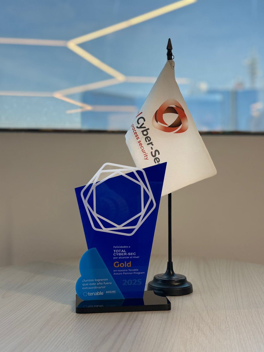 totalcybersec's tweet image. 🏆 ¡Somos #GoldPartner de @TenableSecurity! 🌐
En #TotalCyberSec seguimos alcanzando nuevos niveles de excelencia 💻
Un logro que impulsa nuestra misión de proteger lo que más importa 💪
#Ciberseguridad #Tenable #CyberPride