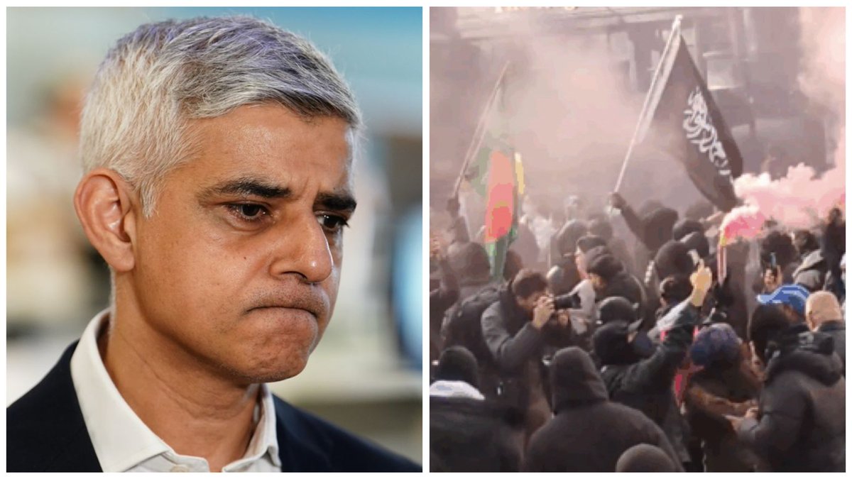NicholasLissack's tweet image. “Sir” Sadiq Khan let the Tower Hamlets Islamist insurrection unfold, just as he’s allowed two years of anti-Semitic marches to poison London’s streets.

Much of the city’s decay can be traced directly to his cowardice and neglect

A terrible mayor and an embarrassment to Britain.