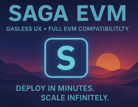 SagaEVM = gasless UX + full EVM compatibility. Deploy in minutes. Scale infinitely. Finally, a home for dApps that don’t want to compromise.