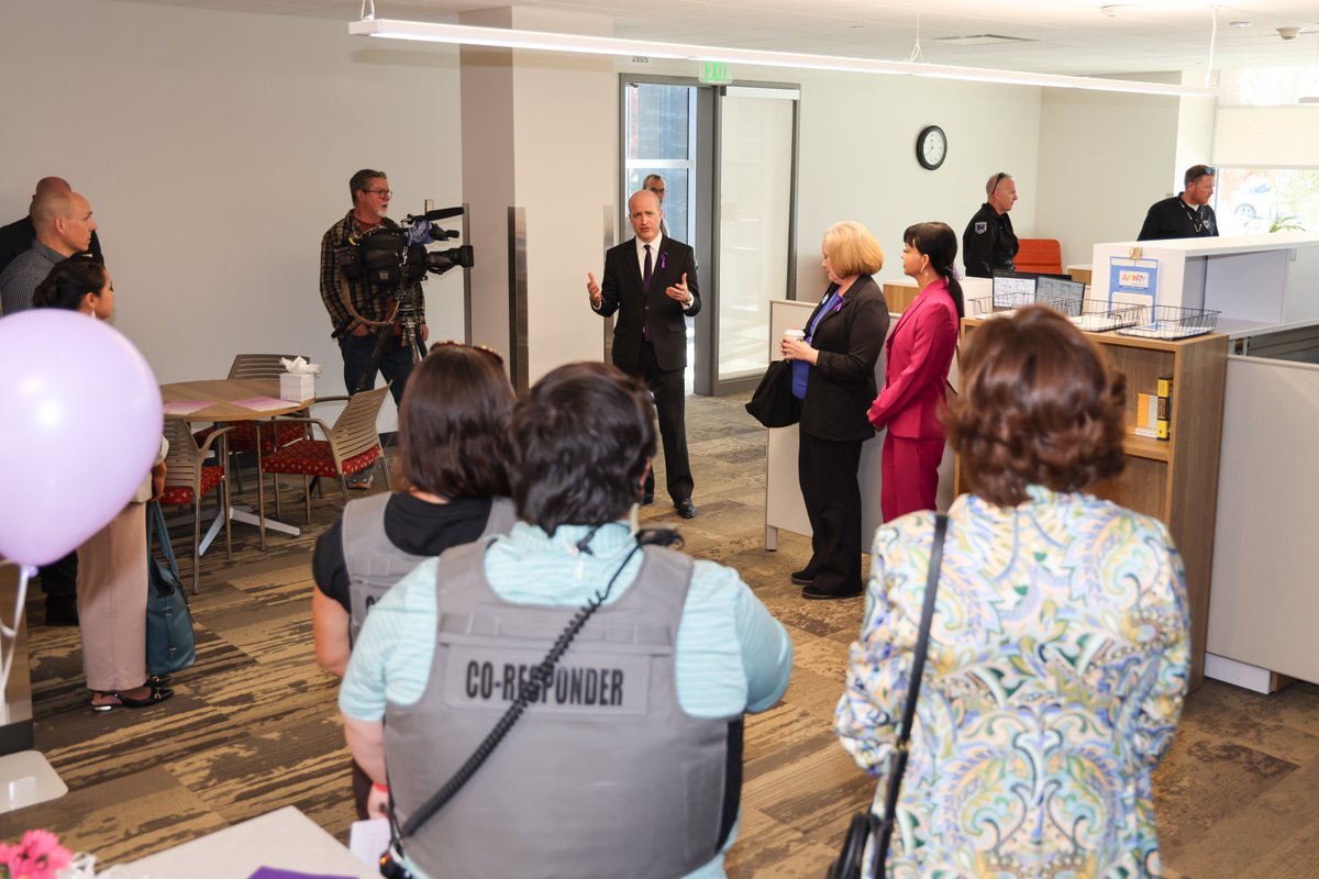 A major step forward for survivors. Today we unveiled the future home of the Family Justice Center—opening in 2026. A one-stop space where survivors can find legal, housing, counseling, and advocacy support, all under one roof.
