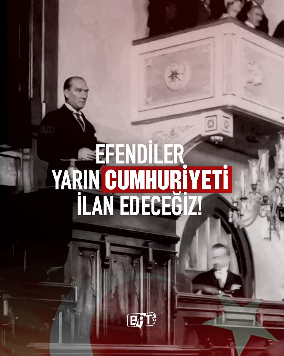102 yıl önce bugün. 🇹🇷