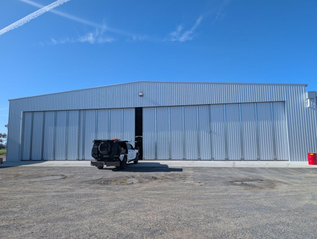 Long time coming but the workshop is almost complete. Wide enough for our 80 ft seeder.