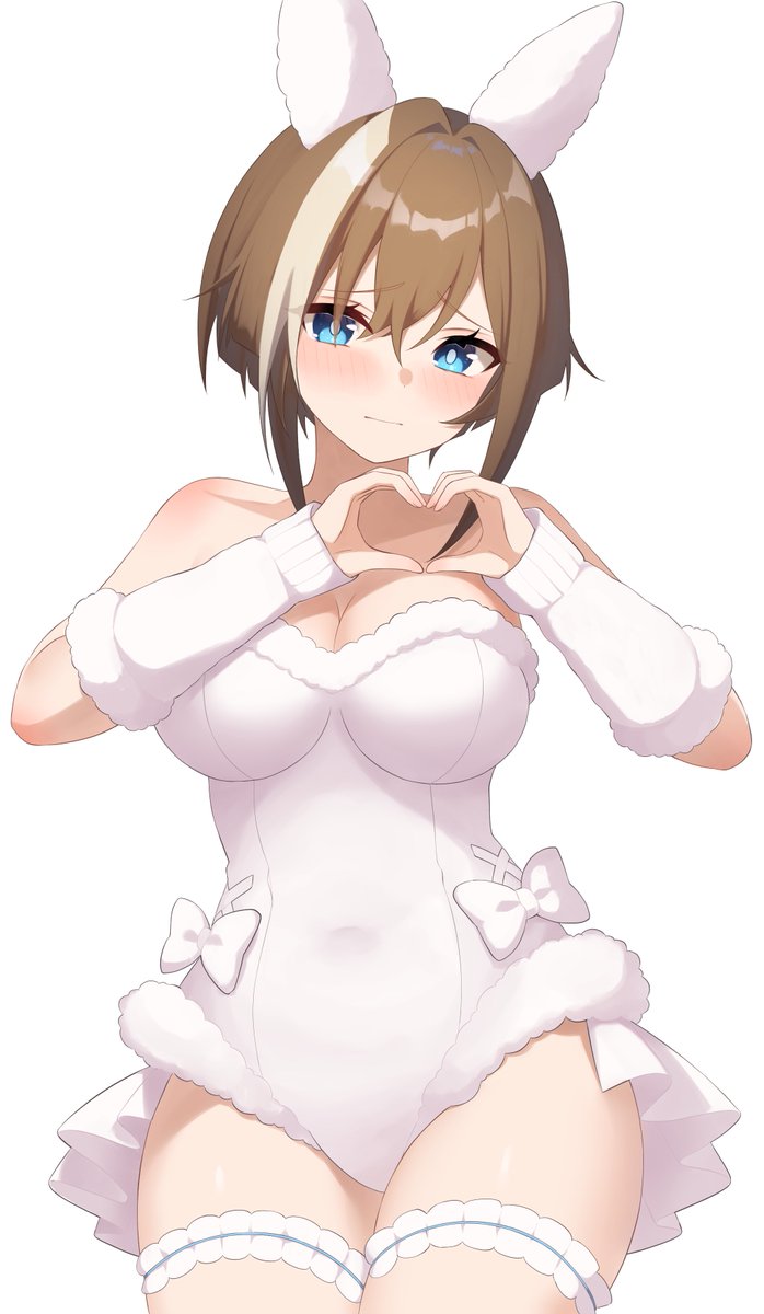 シュヴァルグラン(ウマ娘) 「ふわもこバニーシュヴァち」|にいな‎´•ﻌ•`🐾 プリステ30R🫣のイラスト
