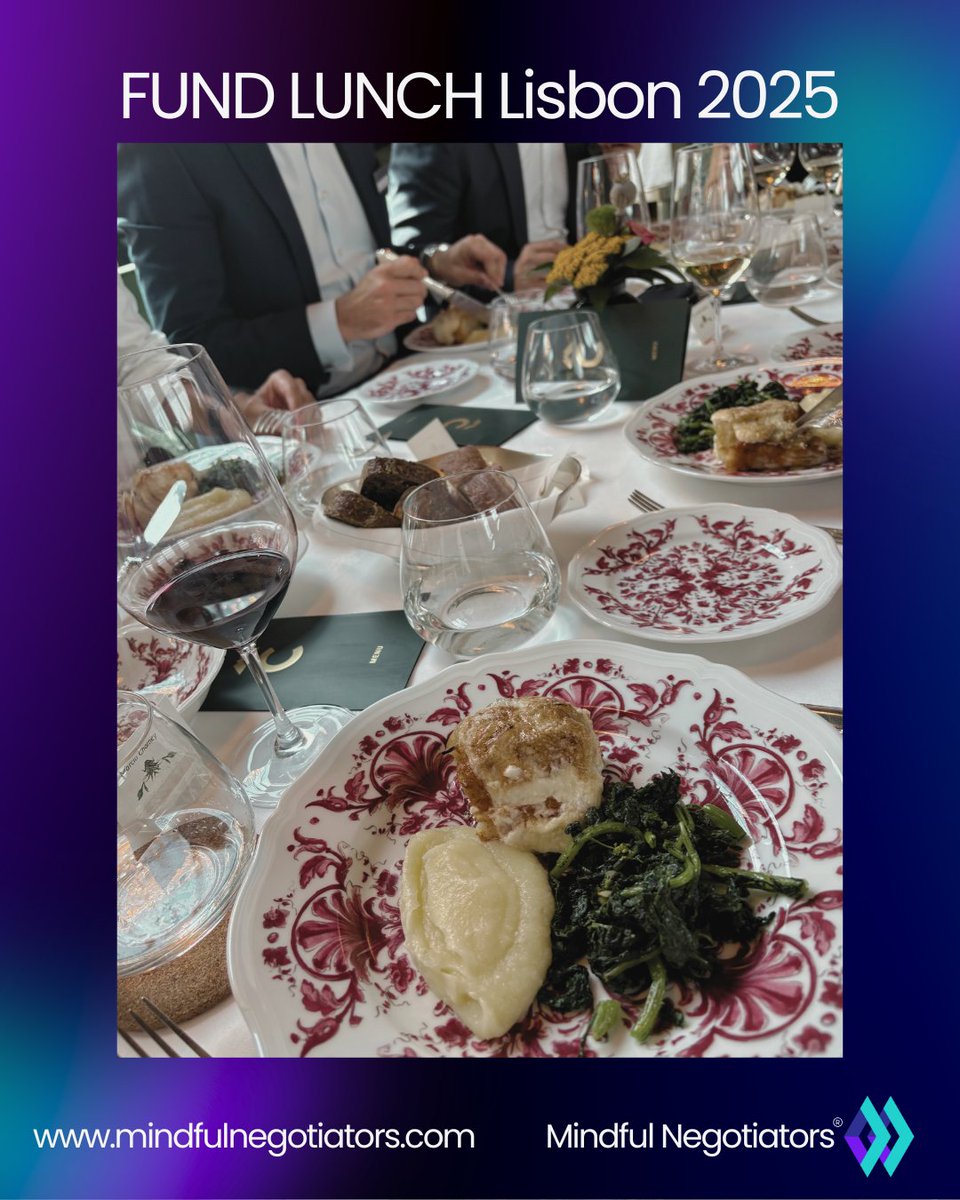 mnegotiatorsnet's tweet image. Fund Lunch 2025 in Lisbon.

In this photo, the exquisite gourmet salted cod, courtesy of our lead sponsor Gonçalo Bastos from Bacalhar Caxamar.

Stay tuned on how you can join the 2026 event.

#mindfulnegotiators #socialprojects #Foodie