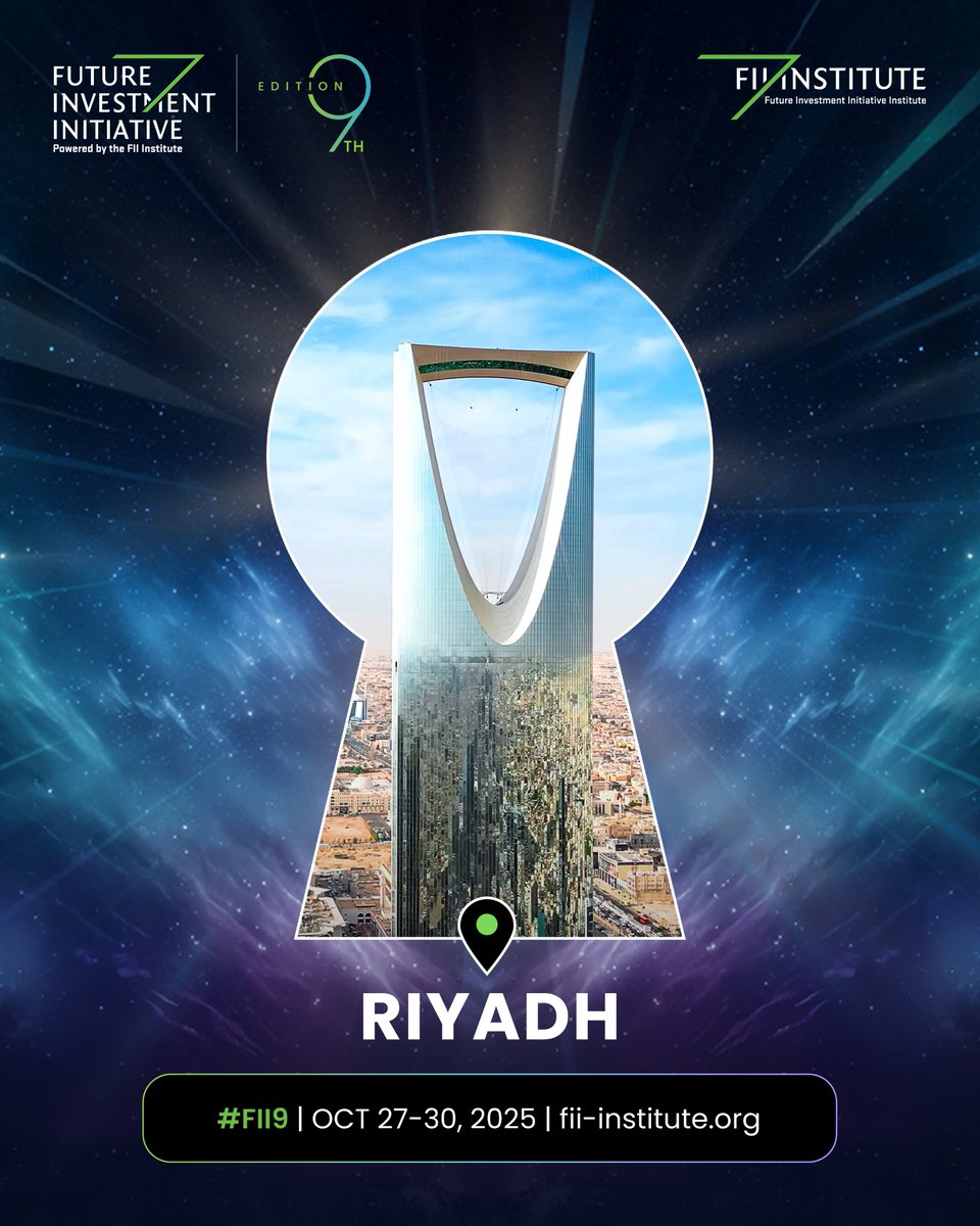 نفخر في #مجموعة_MBC بكوننا أحد الشركاء الإعلاميين لمؤتمر مبادرة مستقبل الاستثمار (#FII) في الرياض.

هذا العام، يمكن للجمهور متابعة الجلسة الافتتاحية للمؤتمر مباشرة عبر #شاهد ، لننقل أبرز الحوارات العالمية حول الاستثمار والابتكار والتنمية المستدامة إلى ملايين المشاهدين.

#MBC #FII