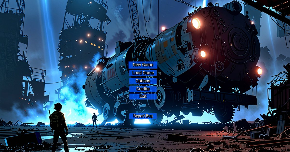 GamerNutter's tweet image. Mockup of the Main menu and Garage menu, where you&apos;ll be able to do all that juicy customization. 

Swap Out Weapons, Adjust Armor, Set Color Scheme.

#unrealengine #gamedev #solodev #indiedev #indiegame #mainmenu #customization #mockup #battlefortressterra