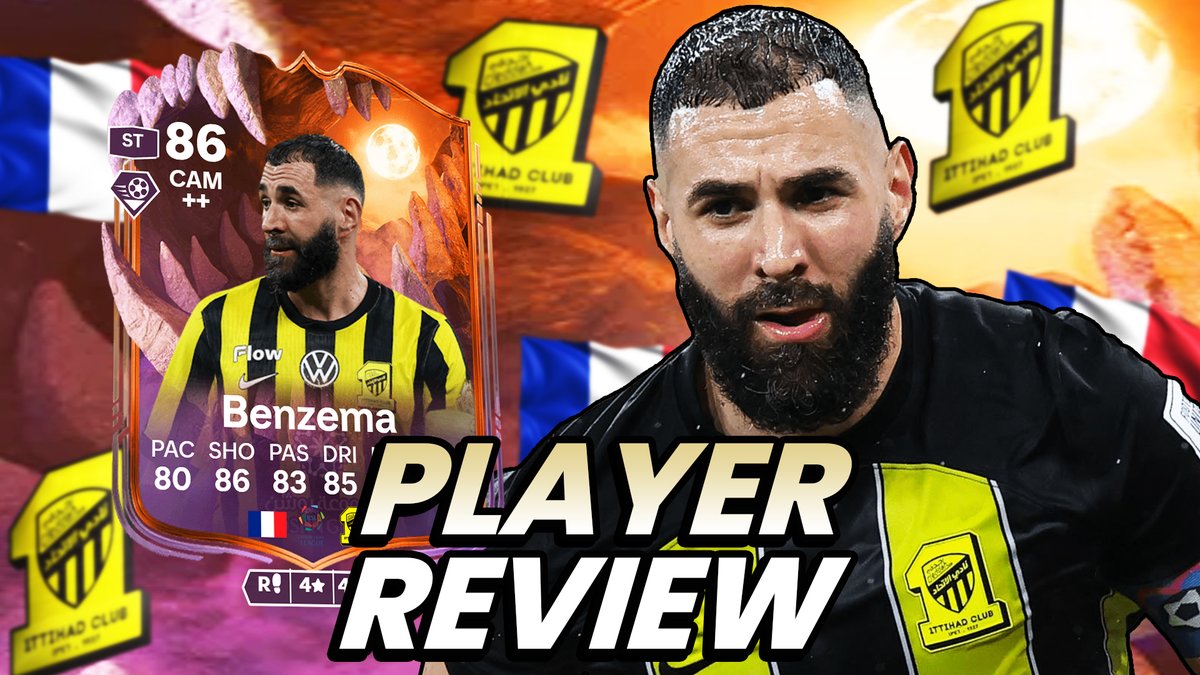 DRIVEN SHOT PLUS?!😨 86 ULTIMATE SCREAM BENZEMA PLAYER REVIEW | FC 26 ULTIMATE TEAM youtu.be/V7zGCleyBNI