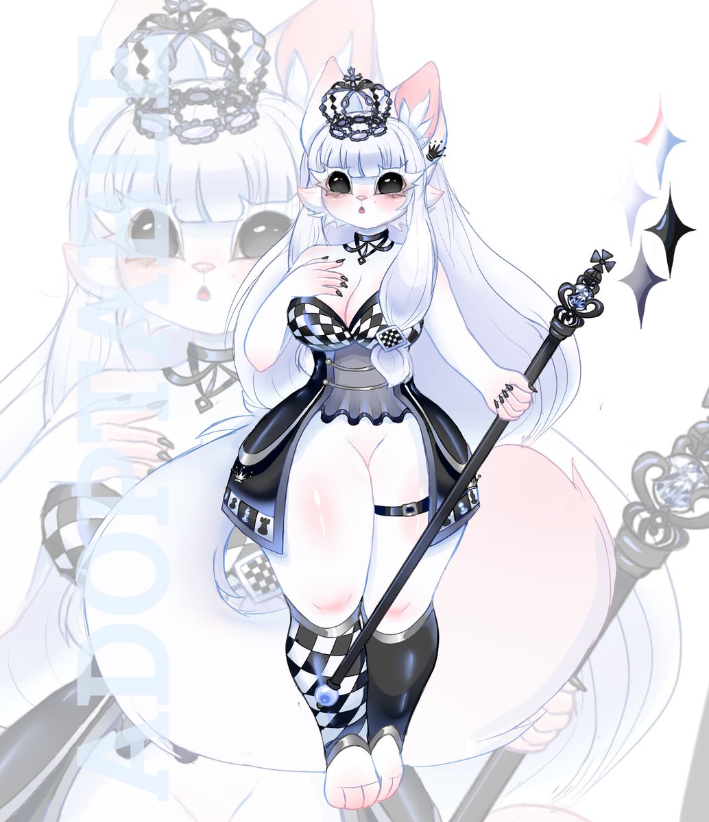Chess Queen 
Bids on ych commishes 
ych.commishes.com/auction/show/4…
#furry #anthro #adoptable #oc #furryfandom #auction #furrygirl 
#anthroart #Fursona