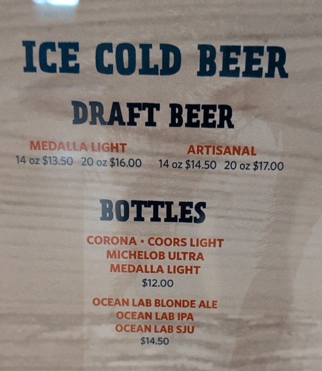 $15 for a beer at San Juan, Puerto Rico Airport. 😱😱😱 Who can afford this:  Bad Bunny ? <a href="/discover_PR/">Discover Puerto Rico</a>