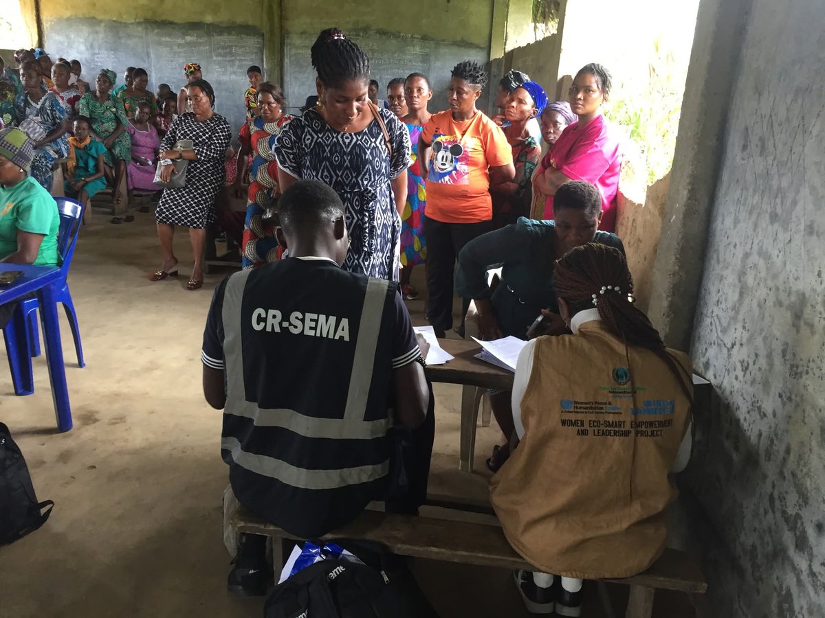 CASWI_NIG's tweet photo. Beneficiary Registration Exercise

CASWI, is working with @unwomenNG , through @wphfund conducted the registration of project beneficiaries across the community. 

#careforsocialwelfareinternational
#UNWomen 
#wphfund
#InvestInWomen
#WomenBuildPeace
#smartclimatefarming https://t.co/h0pzjxuRMb