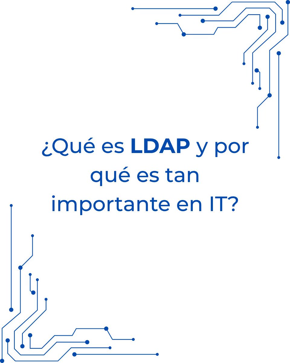 ComunidadIT_UNS's tweet image. 🔐 LDAP: el corazón de la autenticación en red.
Protocolo abierto para gestionar usuarios, grupos y accesos desde un único punto.
✔ Autenticación centralizada
✔ Alta disponibilidad con replicación y controladores de dominio

#LDAP #SysAdmin #InfraestructuraIT #ActiveDirectory