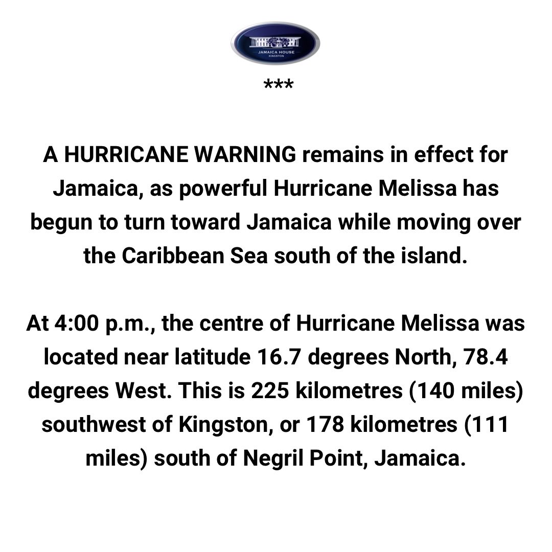 Andrew Holness tweet media