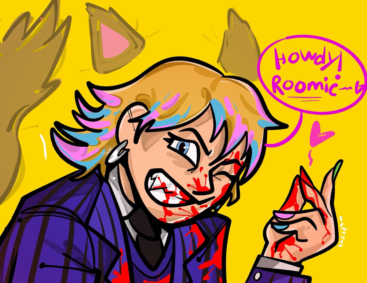 season 2 is pretty good! #wenclair #wenclairfanart #wednesdayaddams #enidsinclair #wednsday #art #digitalart