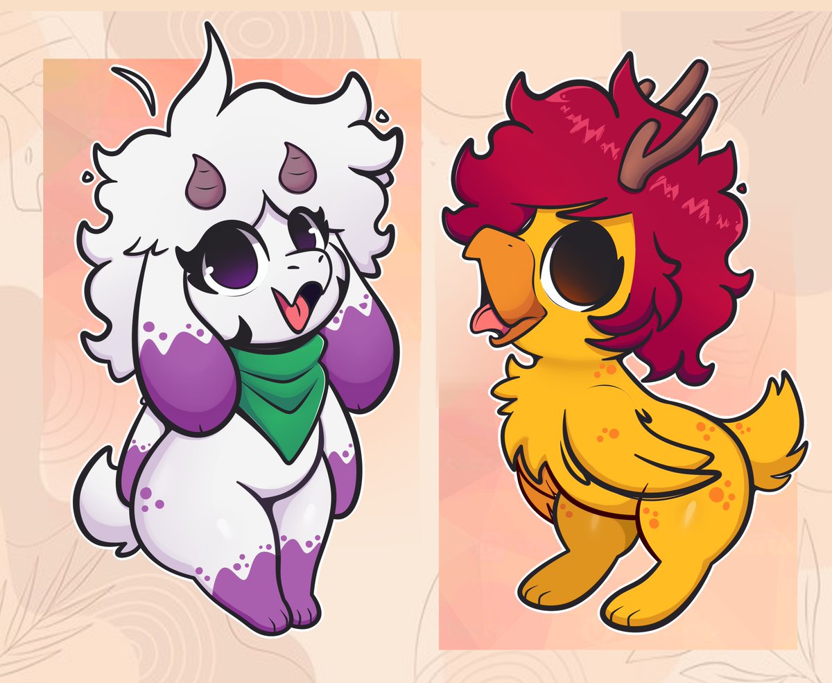 HiamLt3's tweet photo. ✨🐐Goat ♥ Bird🕊️🖤✨
A chibi drawing of my fursona and my tilino ✨🐐🕊️✨
#furry #furryart #fursona #goat #goatfurry #avian #bird #birdschibi #chibifurry #avianfurry https://t.co/NZKJZn6XQn