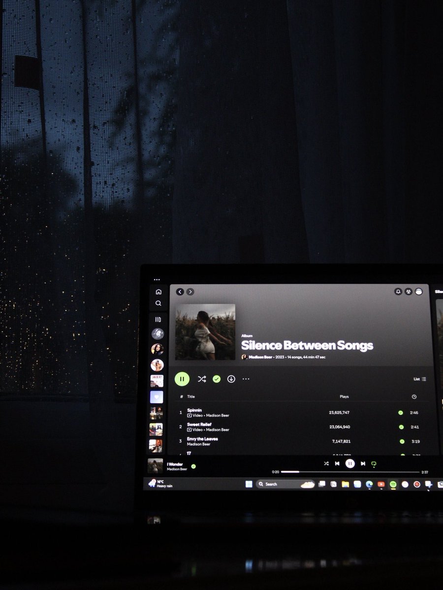 rainy evenings + madison beer