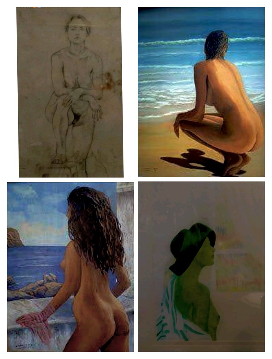 Serie desnudos femeninos.