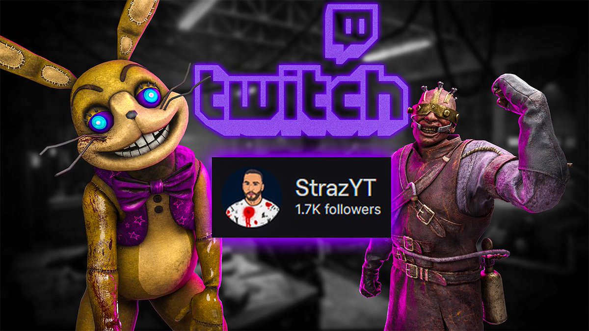 I’ve only been making renders for a couple weeks but I’ve been streaming for years! Come stop by and say hello. Every Monday, I let my chat pick my killer each game. We will be live in an hour! twitch.tv/strazyt