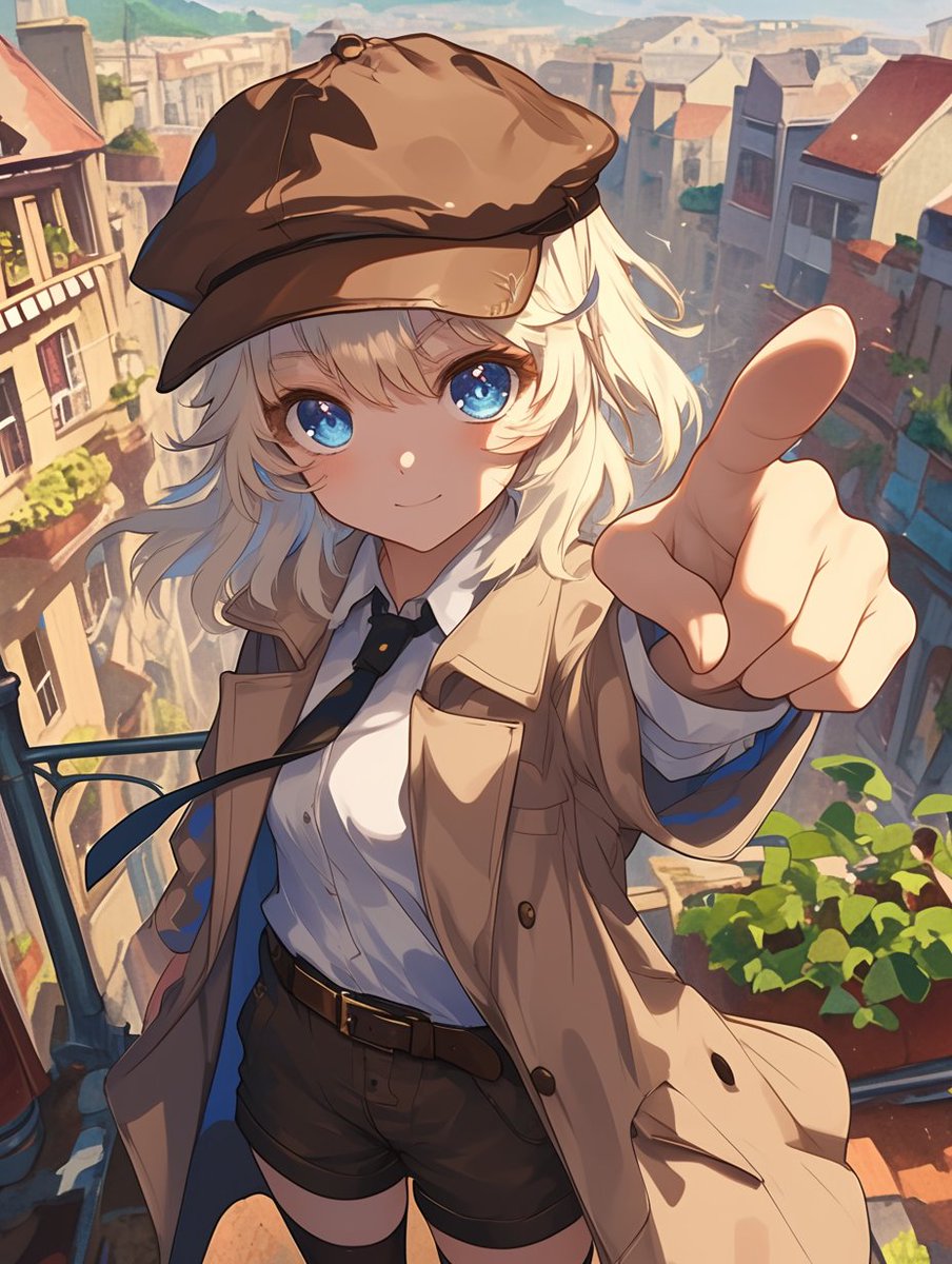 ちょっと真面目な話、もっと監視カメラ増えてほしい。高性能な監視カメラと顔認証（XXさんを特定ではなく、別カメラに写ってた人だねって判断できる能力）で追跡機能を強化してほしい。トクリュウ犯罪も減るしメリットしかない。反対する人がいるのはなぜだろう？
#AIイラスト
#AIart
犯人はあなたよ