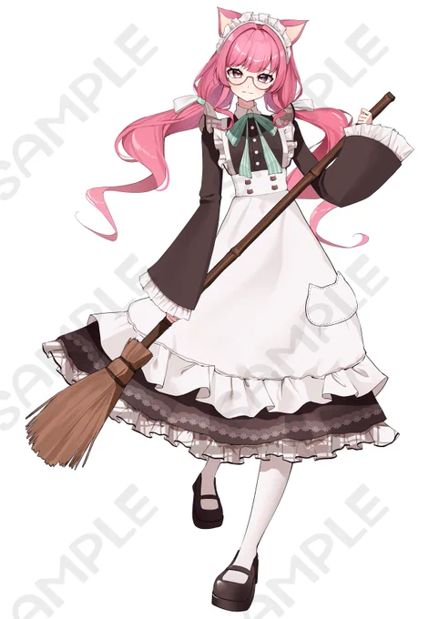 【woks】 ライブナウV所属 霧咲りう様() キャラクターデザイン、立ち絵の担当をいたしました! 遅れてしまいましたが、よろしくお願いします