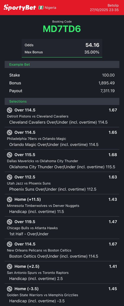 Cyberjoe19's tweet photo. 🏀HENBEEHAY🏀

55 ODDS - MD7TD6 https://t.co/U6nI9EyRLb