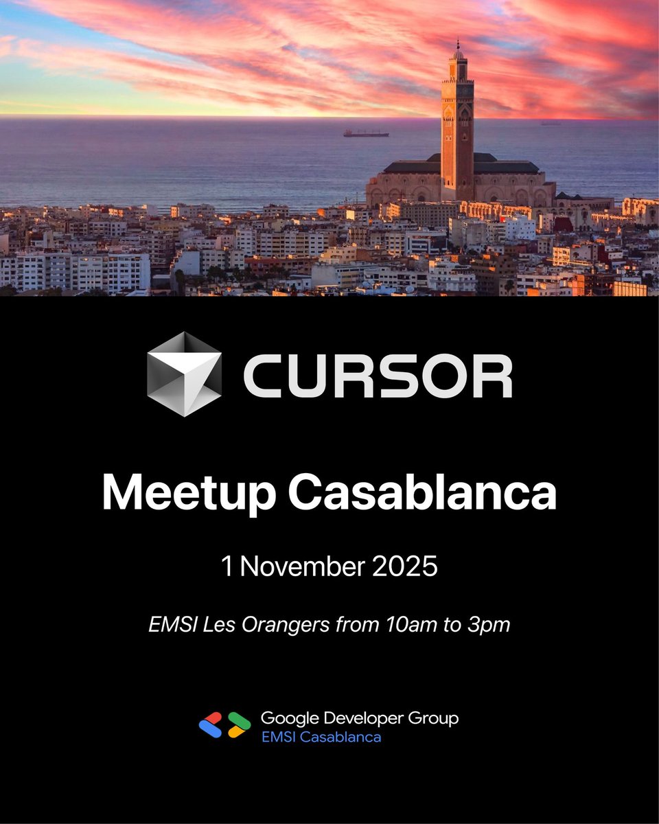 We’re adding a Builders Corner to the Cursor Meetup

We will pick 5 builders to demo their projects, share ideas, and get live feedback from the community.
Doesn’t have to be perfect,  just built with passion 🥰
 
Submit here: buildersform.fillout.com/t/6GGAg4UGsMusm
