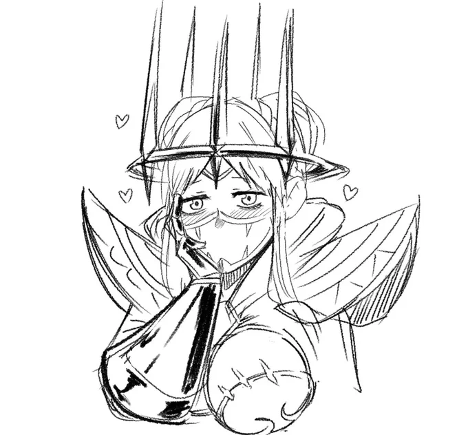 仕事前にラクガキ～
嫉妬深いヤンデレちゃん 