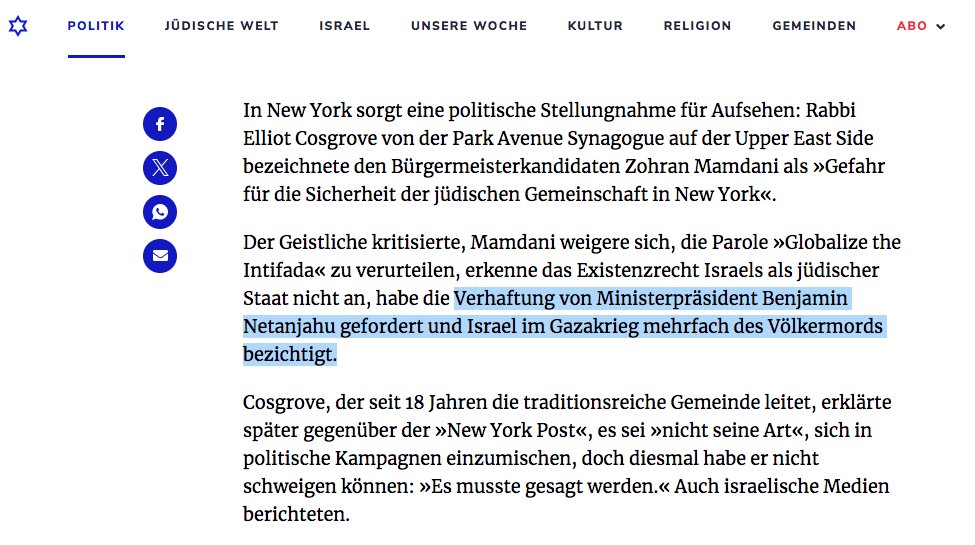 RobertJLorenz's tweet photo. Mehrmals bringen ARD/ZDF Heldenberichte über den neuen Bürgermeister von New York, Zohran Mamdani !
Was der ÖRR schlecht recherchiert hat : Israel, AIPAC und deutsche Zionisten hassen #Mamdani !
Das wird morgen Schimpfe von #Prien #Peymann #Levit #Shalicar und #JA geben ! 😄 https://t.co/rTbOZhnJDB