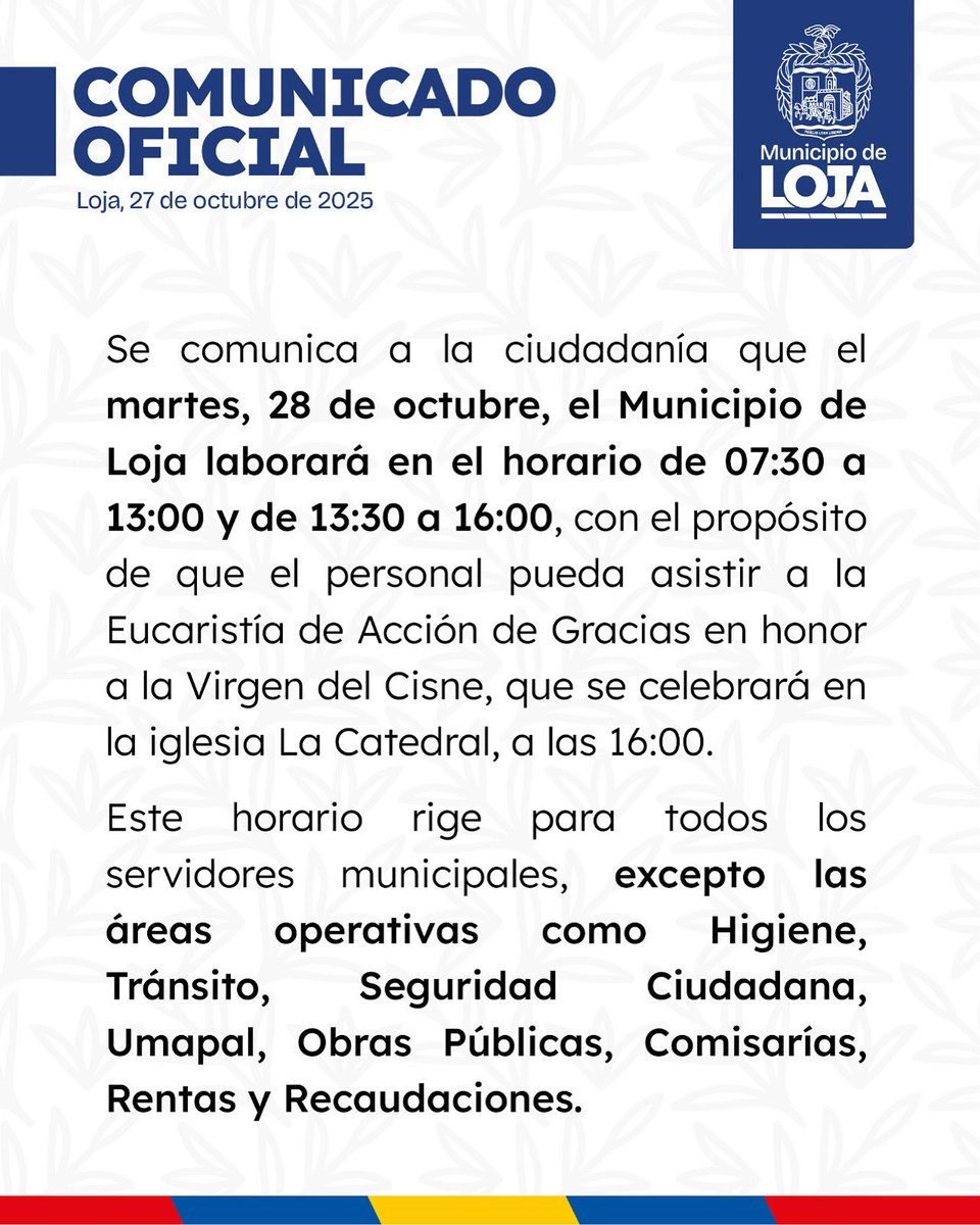 📌 Comunicado Oficial