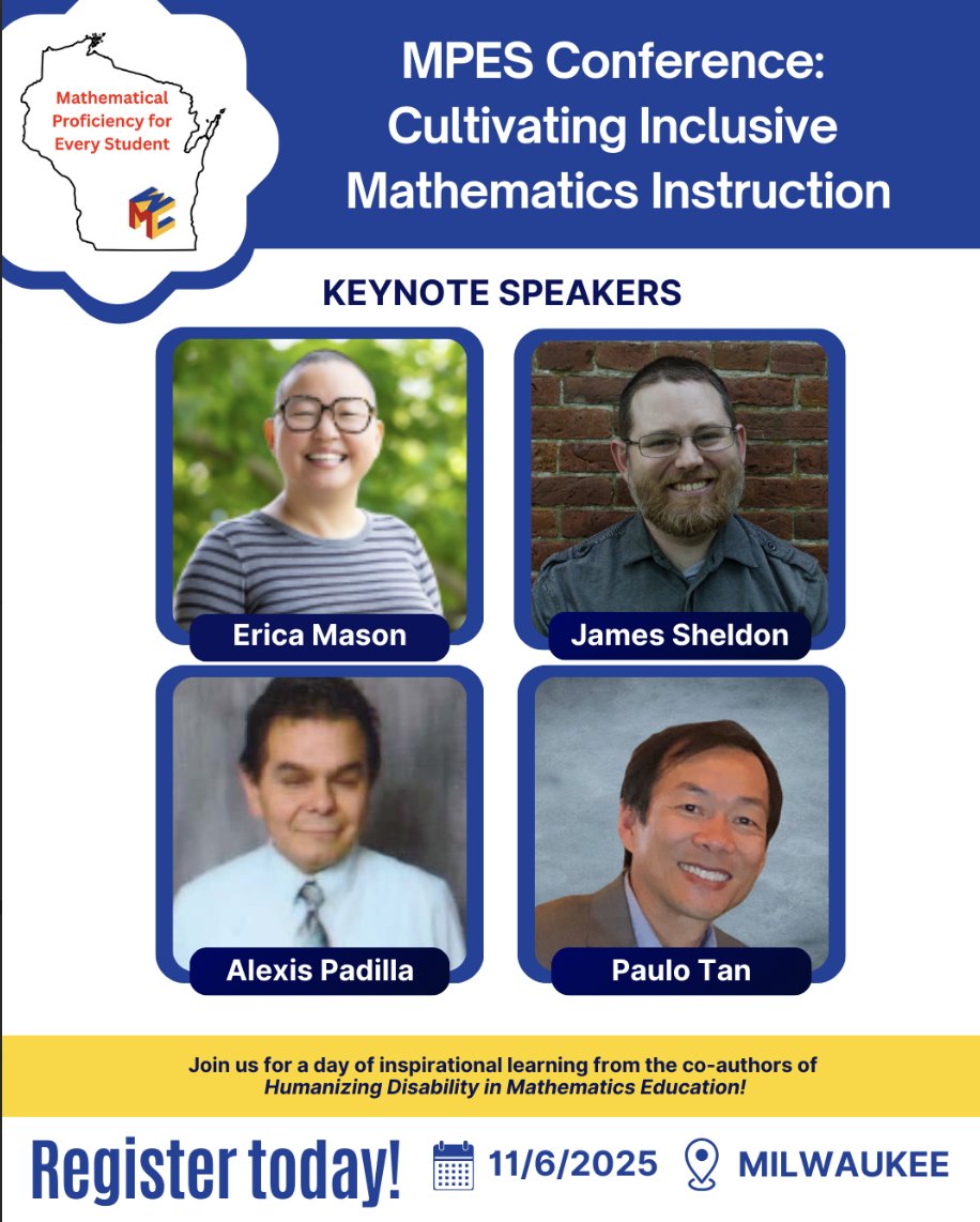 PD Opportunity: From classrooms to communities, our keynote speakers will share ideas that matter for students and teachers alike. Be there on Nov. 6! 🙌 #WMCMPES25