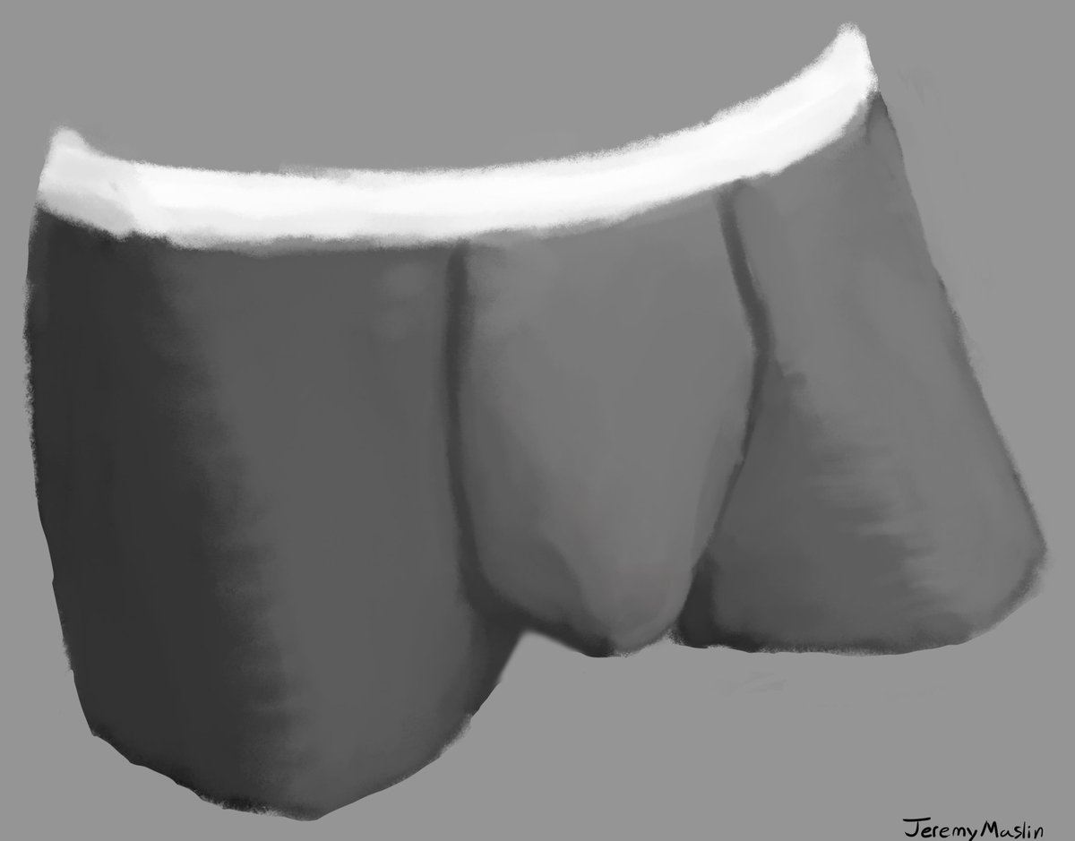 I've been practicing art off &amp; on this year and recently started to get really into it. There are clear mistakes, but  this is the best I've done I feel, so I wanted to share. This is just me  trying to learn how to draw boxer briefs and learn more about shading.