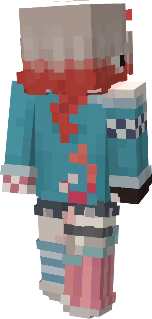 Hmmm, something small shrimpy 🦐 
Well I finished <a href="/manukii_/">Manukii🍤</a> MC Skin.
I hope you like the design, but I won't be choosing some new people soon.
Get ready for the lot sprouting 🌱 
(If you want you can comment down your OC so I can choose it later on)