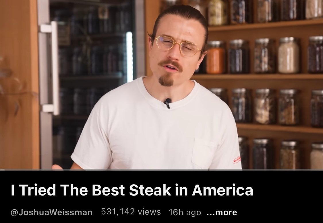 steaknet's tweet image. Does this count as homework or market research? 🥩🤔