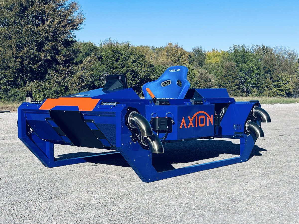 FusionFlightInc's tweet image. Axion testing update: bugs with the engines have all been hashed out. The remaining item are the thrust vectors which require a bit of refinement to handle the 3200N of combined max thrust output. After that, we will be ready for first take-off. Stay tuned!