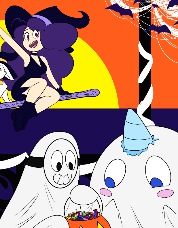 Let's finish this artwork on stream! twitch.tv/manda_kat_ #vtuber #artist #halloween